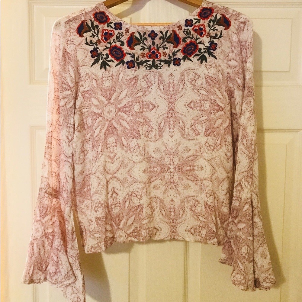 Shop Stevie Bell Sleeve Top